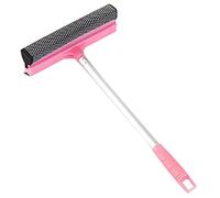 Qussedser Spugna 2 nel 1 Tergicristallo Multifunzione per la Pulizia dei Vetri con Doppia Laterale nel Gomma e Spugna da 25,4 Cm con Impugnatura Retrattile