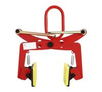 Qussse Pinza di fissaggio fino a 330 kg, pinza per pietra, supporto per pavimentazione, per sollevamento e trasporto di legno e pietra, apertura regolabile 10-24 cm