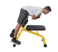 Qussse Sedia da fitness, sedia romana, panca per schiena, attrezzo multiuso per esercizi di casa, palestra, ufficio