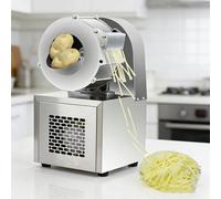 QUSYZD Affettatrice e Tritatutto elettrica per Verdure, Elevata capacità con Spessore Regolabile per Una Preparazione efficiente degli Alimenti, 3 mm, 2,5 mm,2.5mm