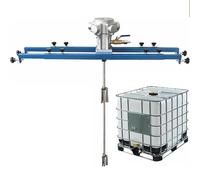 QUSYZD Agitatore Pneumatico per Serbatoi IBC, agitatore ad Aria, Miscelatore Pneumatico per Serbatoi da 1 HP, Miscelatore per Vernici con Supporto per liquidi vernicianti,