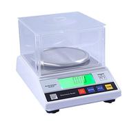 QUSYZD Bilancia Digitale per Gioielli, Peso in Grammi e Once, Bilancia di precisione da Laboratorio 0,01 g, Bilancia analitica Elettronica per Laboratorio con Parabrezza, Due al,600g/0.01g