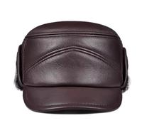 QUSYZD Cappello Invernale Russo con paraorecchie da Uomo, Caldo, in Similpelle, Impermeabile, da Esterno, Berretto da Baseball in Pelle, Il,I-L