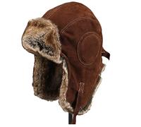QUSYZD Cappello Invernale Unisex da Esterno con Trappola Russa, Marrone, 6 3/4-7 1/8,Brown-6 3/4-7 1/8