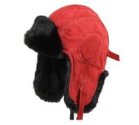 QUSYZD Cappello Invernale Unisex da Esterno Russian Trap, Rosso, Taglia 6 3/4-7 1/8,Red-6 3/4-7 1/8