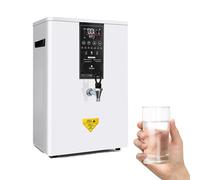 QUSYZD Distributore di Acqua Calda istantanea, scaldabagno Automatico con Pannello di Controllo a LED per Uso Commerciale in ristoranti e caffetterie, Bianco - 60 Litri,White-60L