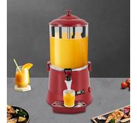 QUSYZD Distributore Professionale di Cioccolata Calda 5L/10L - Temperatura Regolabile 30-90℃, Macchina Professionale per Riscaldare e miscelare Cioccolato per caffè, latt,Red-10L
