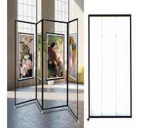 QUSYZD Espositore Pieghevole e Mobile, cavalletto pubblicitario Mobile 100x200 cm per Matrimoni ed Eventi - Espositore Artistico autoportante e Resistente per Marketing e mo,8pcs-60x150cm/23.6x59in