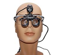 QUSYZD Lenti d'Ingrandimento, Lenti d'Ingrandimento binoculari con Fascia da 3 W a LED, Lente d'Ingrandimento Clinica, 2,5X, 3,5X,