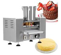 QUSYZD Macchina Completamente Automatica per la creazione di Mille Strati di Pasta per Uova, Macchina Multifunzionale per crêpes Commerciali, Spessore 0,4-1,2 mm, efficie,10 Inches