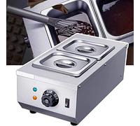 QUSYZD Macchina per sciogliere Il Cioccolato, 30℃~80℃ / Temperatura Regolabile, 2/3/2 pentole Grandi, Riscaldamento Impermeabile Commerciale, Cioccolato Originale, 2 Grand,2