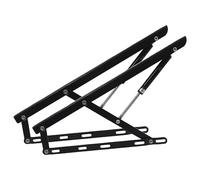 QUSYZD Meccanismo di Sollevamento per Letto Contenitore, 2 Pezzi di meccanismo di Sollevamento per Letto Pieghevole, Supporti Pneumatici per Il Sollevamento del Letto contenitor,Black-1200mm