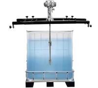 QUSYZD Miscelatore per Serbatoi da 1 tonnellata, agitatore per Vernici, elica Pieghevole, con Supporto, Giri al Minuto a Vuoto: 0-2500/1800 Giri/min, per agitatore di solvente per,