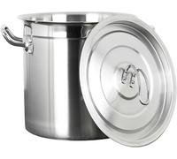 QUSYZD Pentola per bollire Frutti di Mare Professionali e Resistenti, 3 Misure - Grande pentola in Acciaio Inox per Esterni, Ideale per friggere Tacchini, bollire zuppe co,45x45cm
