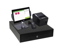 QUSYZD Registratore di Cassa con Schermo tattile da 10 Pollici, Sistema POS per ristoranti e supermercati, con cassetto Contanti - 1,with Cash Box-1