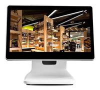 QUSYZD Sistemi POS per PC con Schermo Touch da 15,6 Pollici per Piccole Imprese, Sistema POS registratore di Cassa Intelligente all-in-One con Schermo Touch, EnglishSyste,EnglishSystem