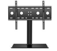QUSYZD Supporto da Pavimento Mobile per TV in Acciaio Inossidabile per TV da 40 a 85 Pollici, Supporto per TV Bianco Fino a 70 kg, Altezza Regolabile e inclinabile.,