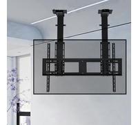 QUSYZD Supporto da Pavimento per TV LCD - Supporto Elettrico da soffitto per TV, Supporto TV telescopico, Adatto a TV motorizzate da 55-120 Pollici, interasse Fori di supp,730-1730mm