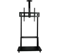 QUSYZD Supporto TV Mobile, Carrello TV Mobile, Staffa Universale per TV, Supporto da Pavimento per Carrello TV Mobile,