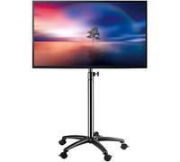 QUSYZD Supporto TV Mobile, Carrello TV Mobile, Supporto TV Mobile Universale, mensola espositiva per TV a Schermo Piatto,