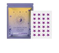 Qutalmi Adesivi UV per protezione solare - Set di 24 macchie per viso - Protezione solare impermeabile ricordano ancora una volta il sole Golf Beach
