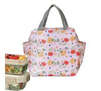 Qutalmi Borsa per il pranzo, borsa termica per la spesa, contenitore per il pranzo, grande capacità, per il pranzo, borsa termica per picnic, scuola
