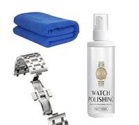 Qutalmi Detergente per orologi, per la cura del bracciale, set di lucidatura, per appassionati, collezionisti, donne, uomini, casa, officina, viaggi, collana