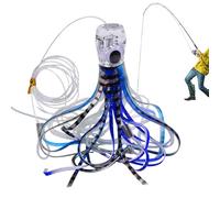 Qutalmi Esca da traino con acqua salata | Thunfish Troll Esca per acqua salata | Esca da traino da nuoto attrezzatura da in mare profondo pesce gatto trota pesce persico, kayak notte