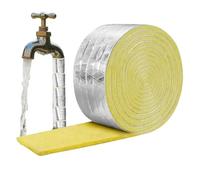 Qutalmi Isolamento dei tubi, protezione autoadesiva, 10 metri, nastro isolante per tubi, per la casa, la soffitta, il tetto, la parete, l'aria condizionata, la distribuzione 'acqua calda