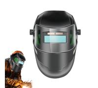 Qutalmi Maschera Saldatura con Filtro Auto Oscurante | Protezione Visiva per Saldatura,Scudo Facciale per Costruzioni Manutenzione Industriale Scultura Riparazioni Attrezzi