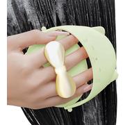 Qutalmi Massaggiatore per cuoio capelluto con spazzola per shampoo, massaggiatore per cuoio capelluto - Spazzola per shampoo per la protezione delle unghie - Doccia per il cuoio capelluto, spazzola