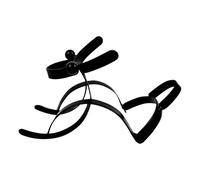 Qutalmi Portabottiglie per il piano di lavoro, astratta a forma di cane, per il bancone - espositore di vino, per casa, cucina, soggiorno, sala da pranzo, bar, armadio e feste