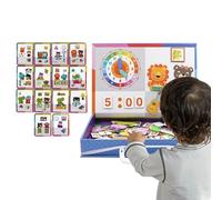 Qutalmi Puzzle magnetici - Giocattoli educativi a due lati, puzzle magnetici da vestire, per feste di compleanno per bambini, a casa, in età prescolare, in viaggio e