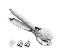 Qutalmi Strumento per cracking per castagne, in acciaio , design seghettato, ergonomico, per la casa, , il panetteria, gli adulti, gli anziani, le mani deboli dei bambini