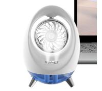 Qutalmi Ventilatore Portatile con Nebulizzazione - Ventilatore Rinfrescante ad Acqua Portatile con Luce,Raffrescatore Nebulizzatore Silenzioso Per Estate Calda Con 4 Velocità Casa Camera Da Letto