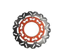 QUTALP Rotore disco freno anteriore flottante da 320 mm EXC GS EXCF SX SXF SXS XC XCR XCW XCF XCRF MXC MX SMR SEI GIORNI Supermoto Rotore freno a disco per moto