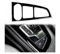 QUTBAG Consolle Cover per Interni per A4L A5 2017 2018 2019 Accessori Pianoforte Nero Interni Auto Pannello di Marcia Telaio Esterno Trim Adesivo Decorazione Plastica Accessori Interni(A)