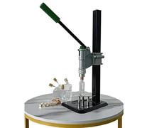 QUTBAG Tappatrice con pressa Professionale, tappatore Manuale per profumi da 13 mm/15 mm, aggraffatrice per Bottiglie Regolabile in Altezza, piegatrice Spray per Officina di Produzione di profumi