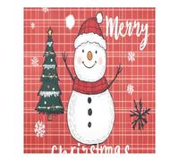 Quteprint Adesivo magnetico per lavastoviglie, motivo: albero di Natale, pupazzo di neve, 58,4 x 66 cm, in PVC, per cucina, frigorifero, lavastoviglie, rimovibile, antigraffio