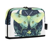 Quteprint Astuccio portamatite in piedi - Animale Farfalla Luna Stelle Astuccio Cancelleria Astuccio Portatile Trucco Cosmetici Borsa Organizzatore da Scrivania per Scuola, Ufficio, Studenti, Ragazzi