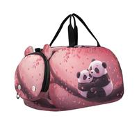 Quteprint Borsone sportivo per bambini per ragazzi e ragazze, con ramo di albero di San Valentino, 100% poliestere, borsa da palestra con scomparto separato per scarpe, tracolla regolabile, borsa