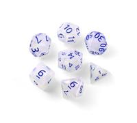 QUTHZZHY Dice DND, set di 7 dadi poliedrici, cubi poliedrici, set di dadi per MTG, Dungeon and Dragons, dadi da gioco RPG, giochi da tavolo D&D D20 D12 D10 D8 D6 D4