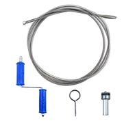 QUTHZZHY Scarico Sonda 3 m x 10 mm Sonda Sturatubi Albero per la Pulizia dei Tubi con Manovella Manuale Stura Lavandini e Scarichi Eliminazione di Tutti i Tipi di Ostruzioni Nelle Condutture