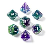 QUTHZZHY Set di 7 dadi poliedrici per DND, set di dadi per MTG