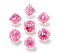 QUTHZZHY Set di 7 dadi poliedrici per DND, set di dadi per MTG