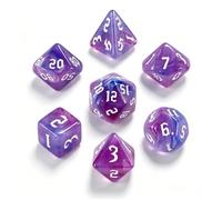 QUTHZZHY Set di 7 dadi poliedrici per DND, set di dadi per MTG