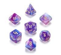QUTHZZHY Set di 7 dadi poliedrici per DND, set di dadi per MTG