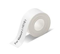 Qutie Etichette Adesive Termiche - Produzione Originale, 15mm Compatibile con PRT Qutie & MakeID L1 Etichettatrice, Impermeabile Per la Casa, i Vasi da Cucina (Bianco002, 1 Roll)