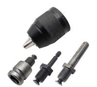 Qutsvosh 2-13mm Keyless 3-Jaw 1/20-20UNF Drill Chuck Adattatore a cambio rapido Codoli SDS-Plus 1/4 di pollice Hex Square Fit Rotarys Hammer Facile installare