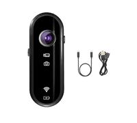 Qutsvosh Telecamera multifunzione 1080P HD WIFI Interconnessione cellulare per la registrazione video della bicicletta del motociclo, A